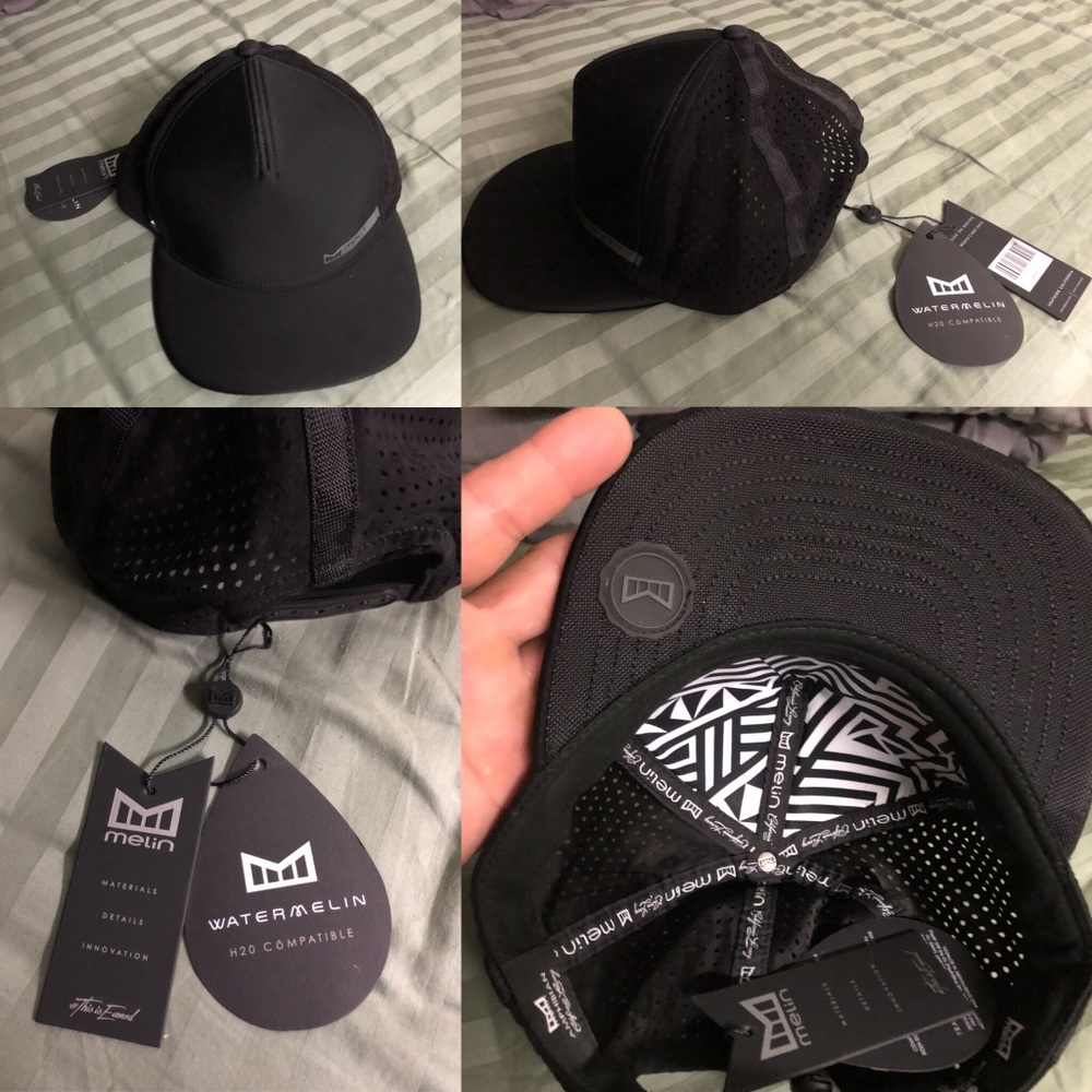 Black Merlin high quality hydra-trucker style hat